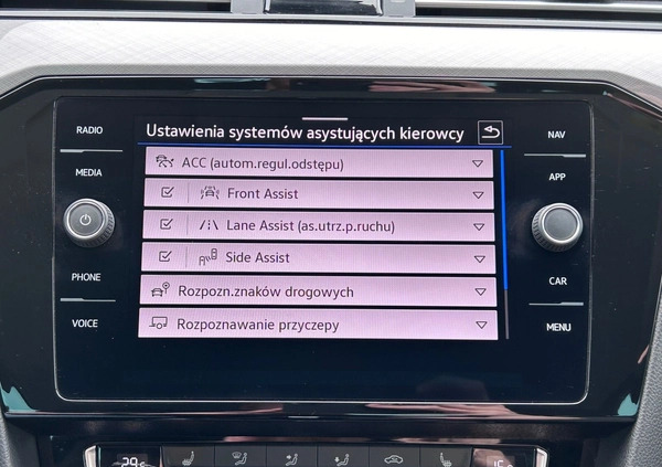 Volkswagen Passat cena 95900 przebieg: 77833, rok produkcji 2019 z Bogatynia małe 781